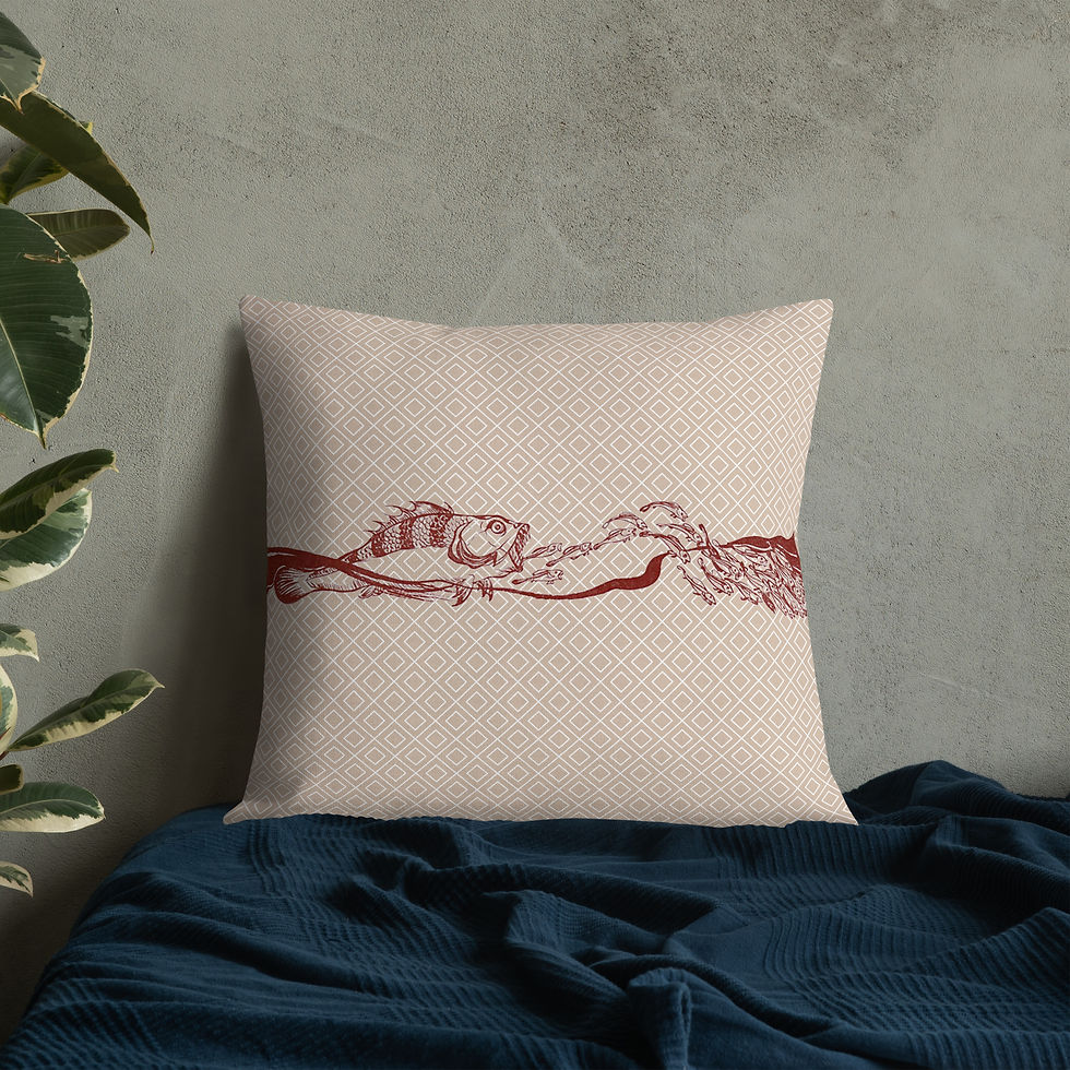 Thumbnail: Fishes - Premium Pillow
