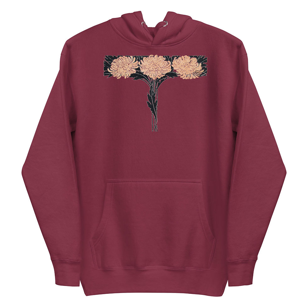 Three Flowers - Unisex Hoodie