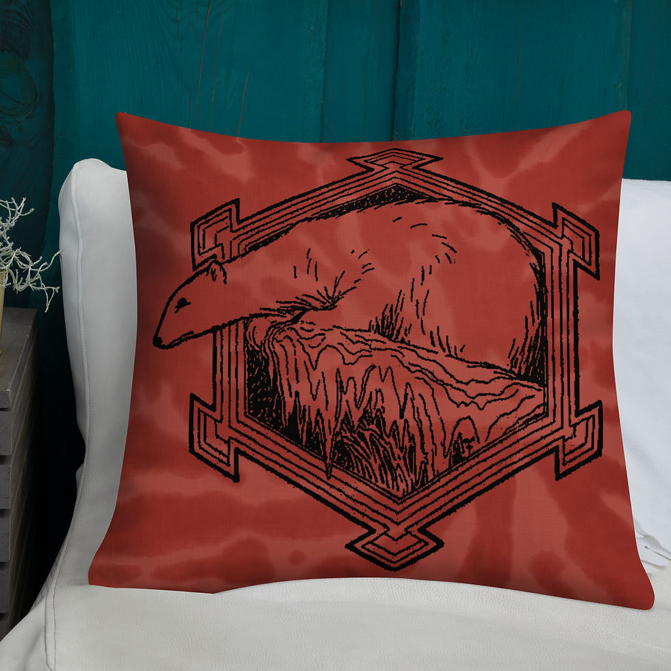 Thumbnail: Vignette Polar Bear - Premium Pillow