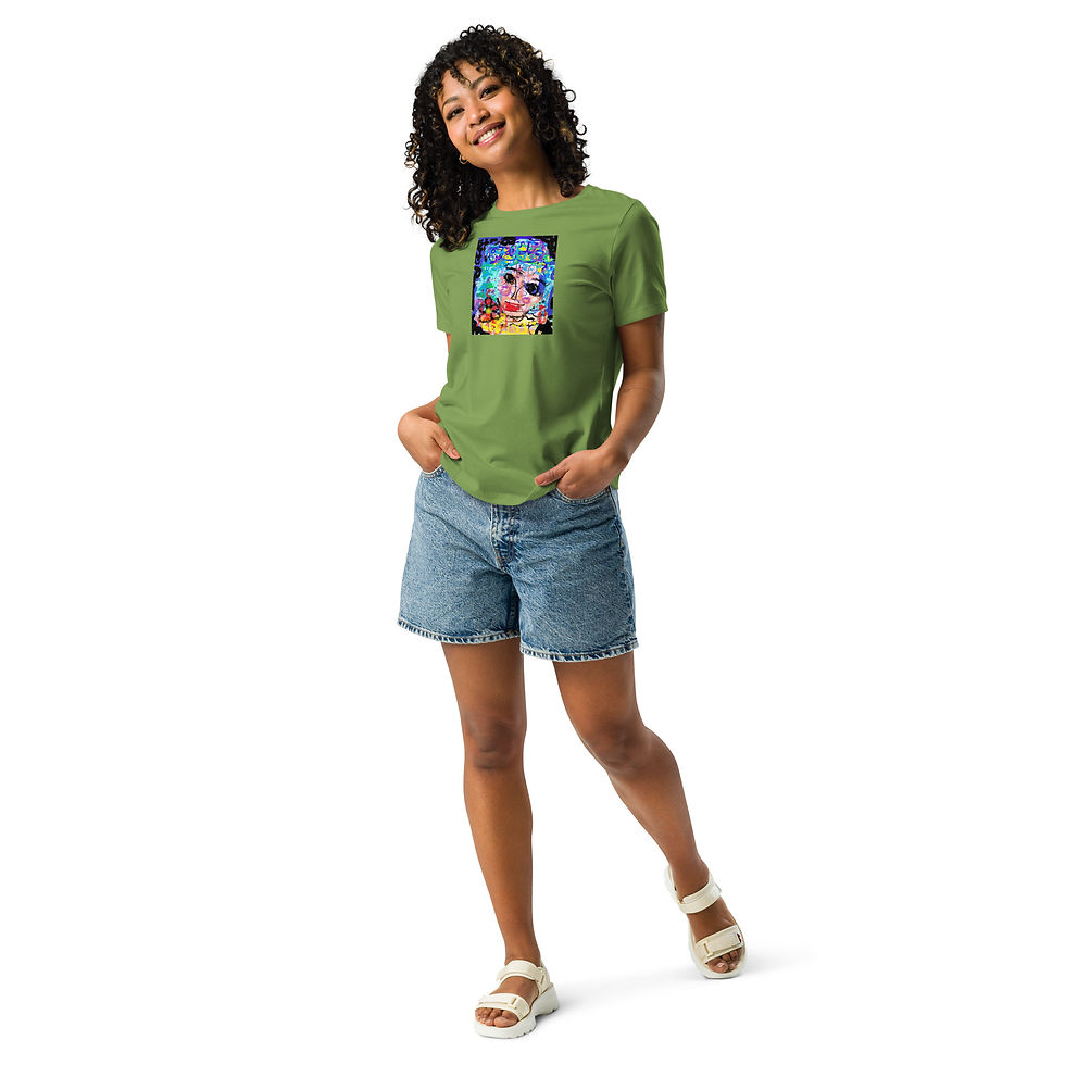 Thumbnail: Flowered - Women's Relaxed T-Shirt