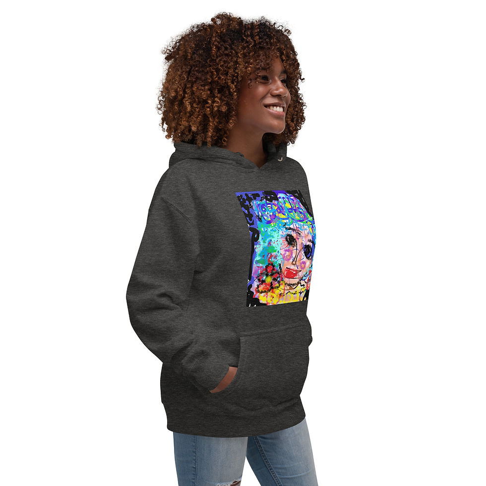 Thumbnail: Flowered - Unisex Hoodie