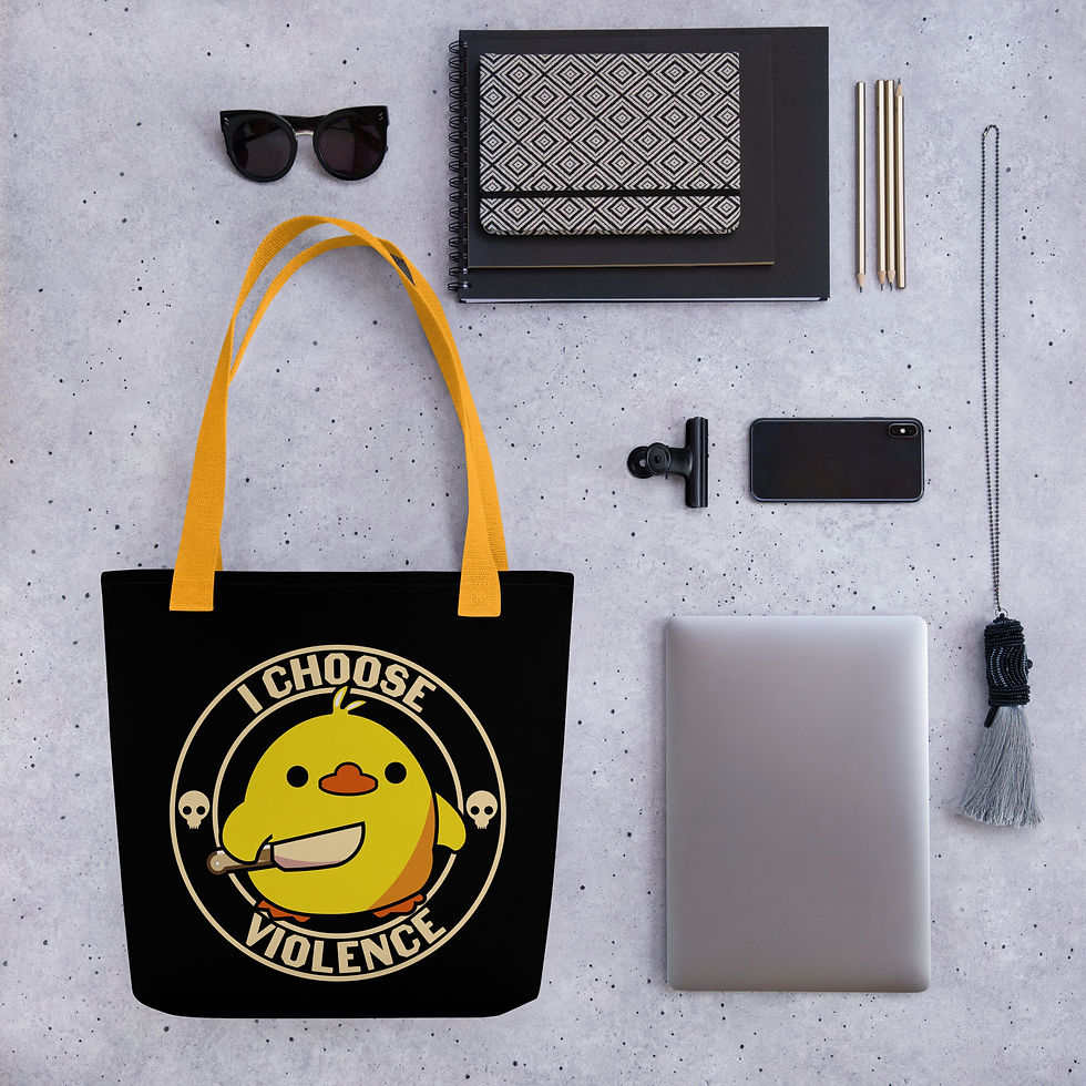 Thumbnail: I Choose Violence Tote bag