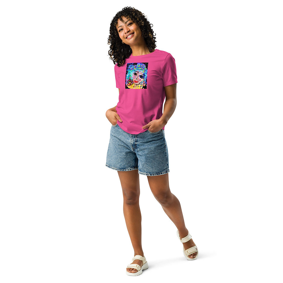 Thumbnail: Flowered - Women's Relaxed T-Shirt