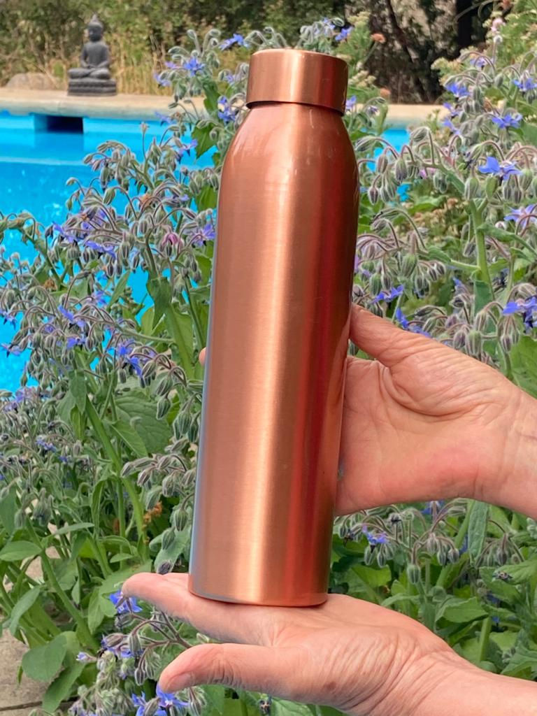 Botella Ayurvédica  de Cobre Premium para agua