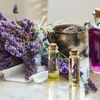 Lavender products on display at the Paso Olive & Lavender Festival.