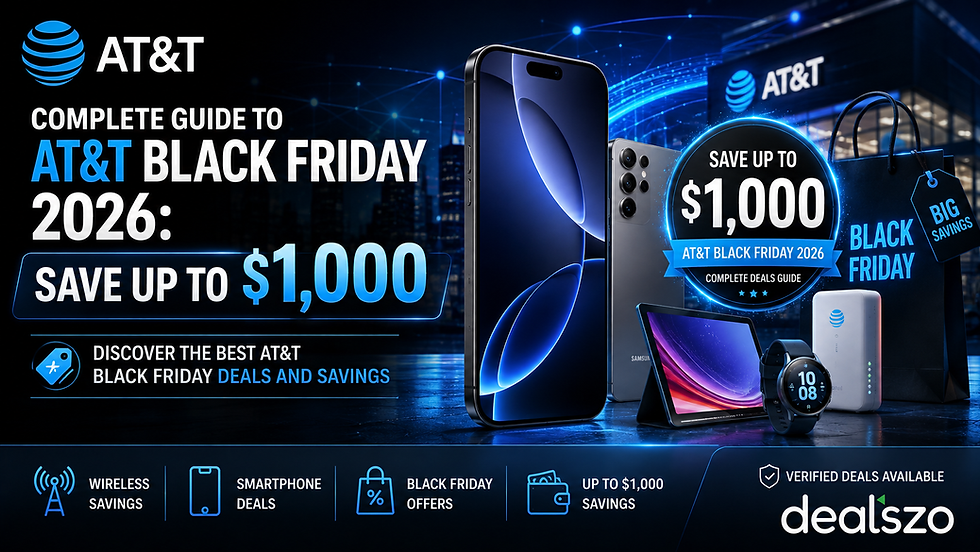 Complete Guide to AT&T Black Friday 2026: Save Up to $1,000
