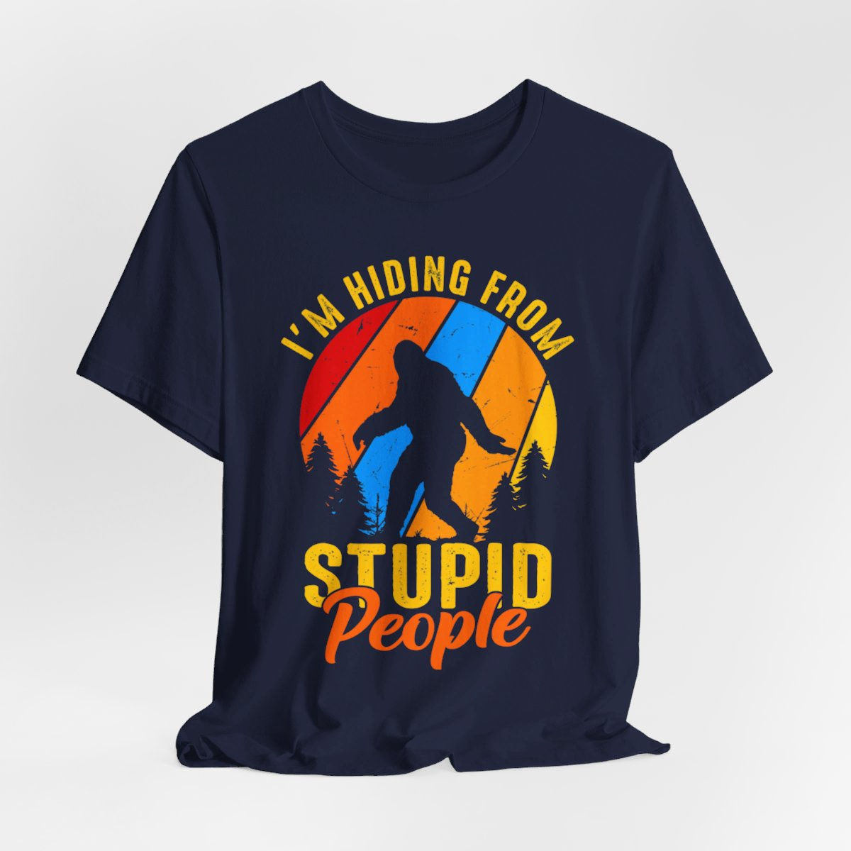 Hiding Bigfoot - Unisex Jersey Short Sleeve Tee