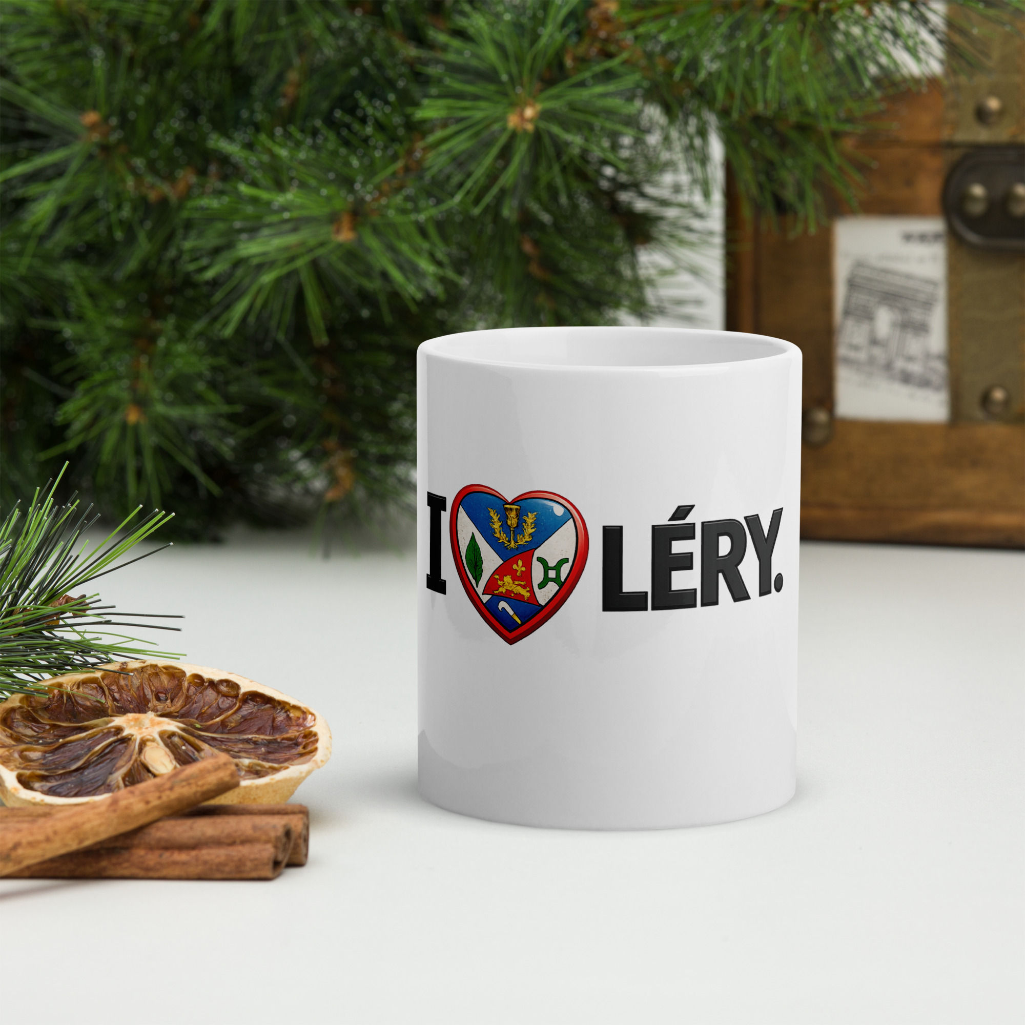 Mug I ❤️ Léry – Tasse Normandie originale | CL.Photographie
