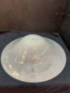 Frosted White with Specks Light Fixture Cover