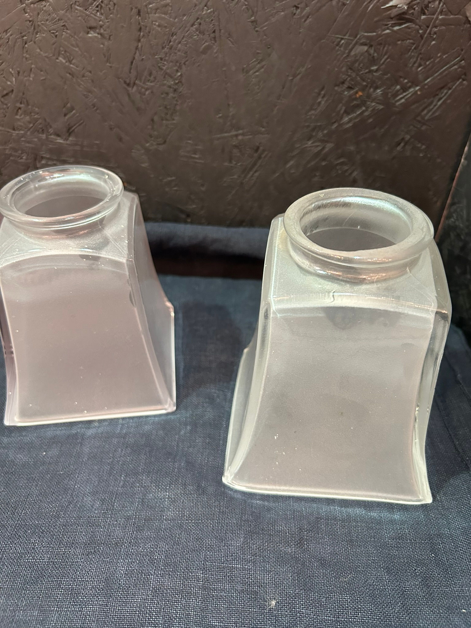 Light Frost Square Shape Light Fixture Cover