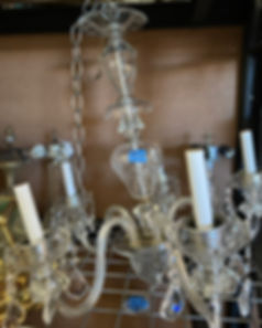 Crystal Curve 5 Light Chandelier