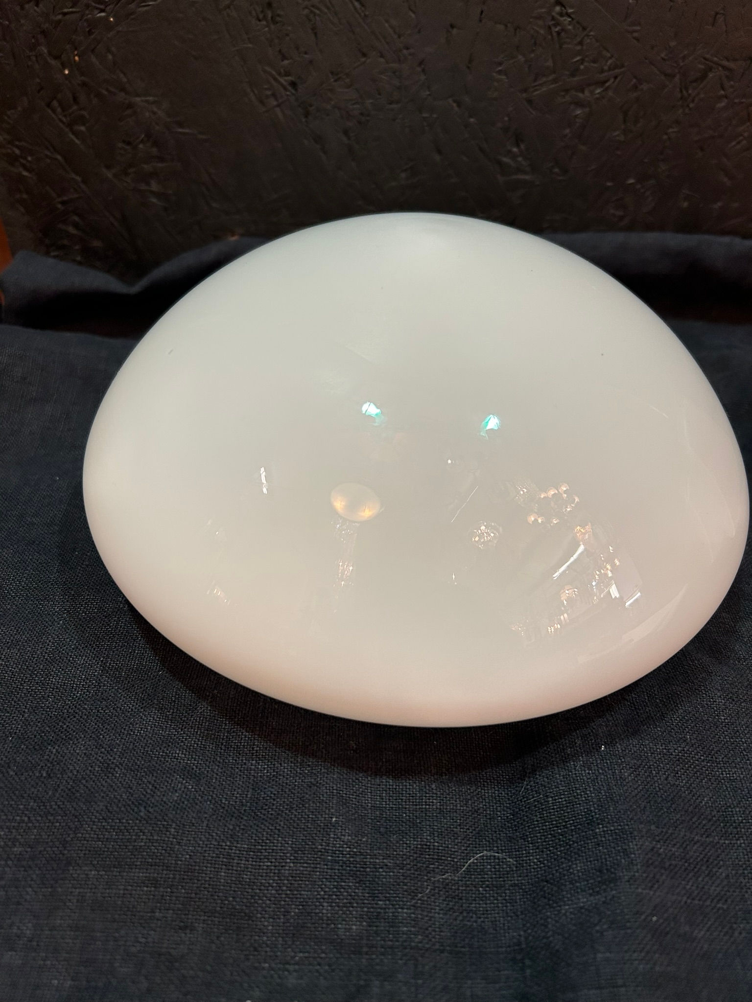 White Mushroom Top Shape Light Fixture Cover
