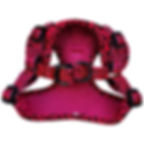 Never change my spots hot pink leopard harness back by Hendricks and Maple
