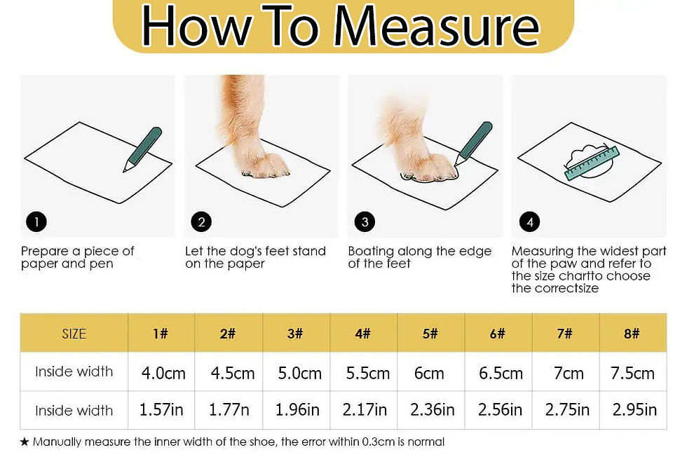 Thumbnail: How to measure your dog for big dog boots Hendricks and Maple