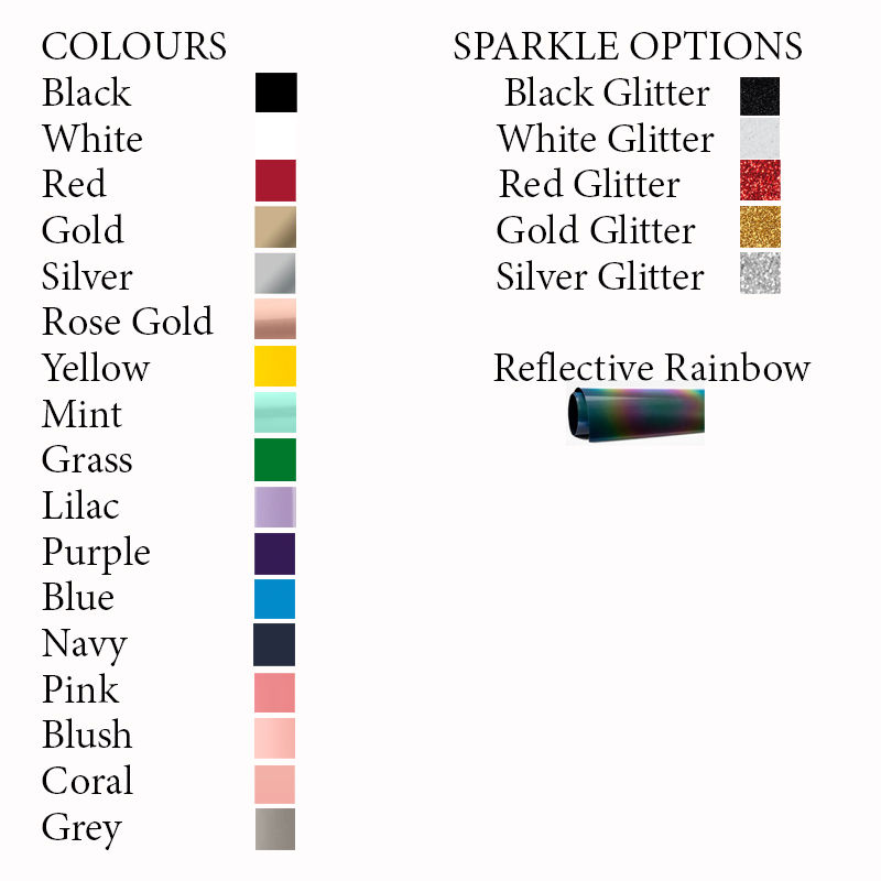 Thumbnail: Font colour options by Hendricks and Maple