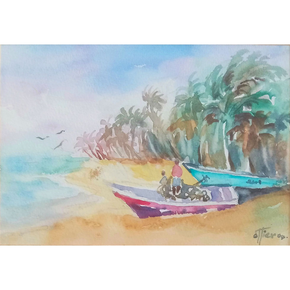 Maureen Ottier, Beach Scene