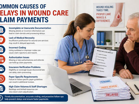 Common Causes of Delays in Wound Care Claim Payments