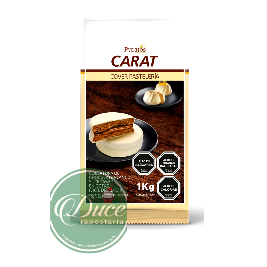 Cobertura Puratos Carat Blanco, 1 Kg.