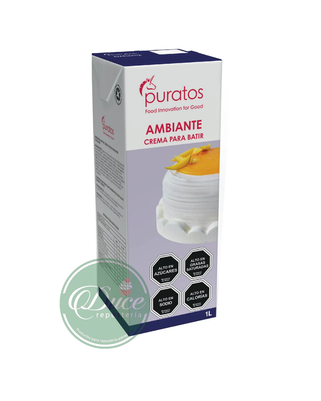Crema Vegetal Ambiante Puratos, 12x1 Litro