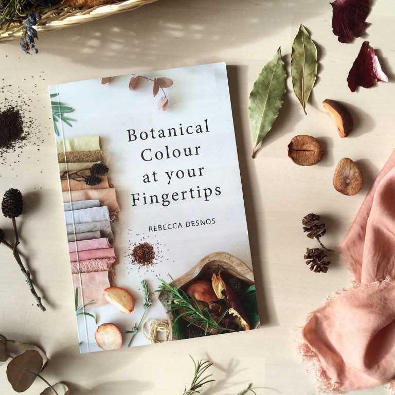 Botanical Colour at Your Fingertips book on natural dyeing