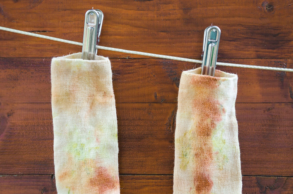 Thumbnail: Natural Dye Thin Wool Cotton Socks 40/41