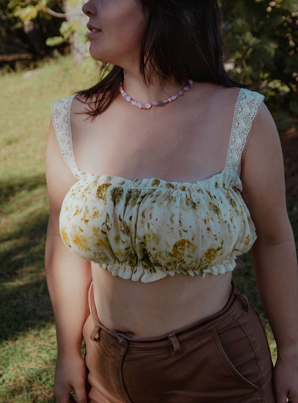 Thumbnail: The Charlotte Linen Crop Top