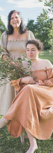 Campagne Prairie style Botanical dye Mode Linen Bio Mode durable Mode éthique Mode eco r