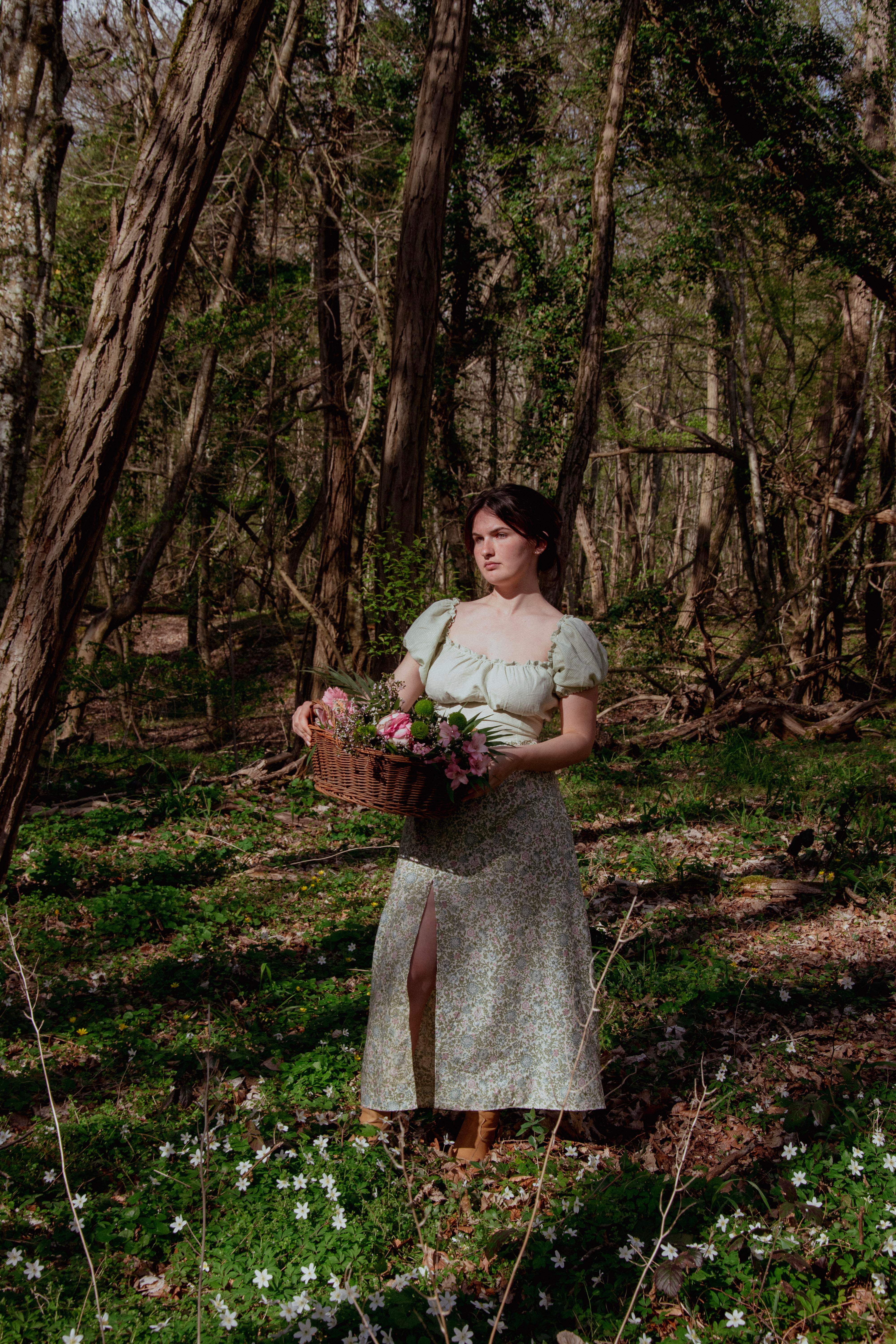 SAMPLE of The Eugénie Linen Dress - French CottageCore