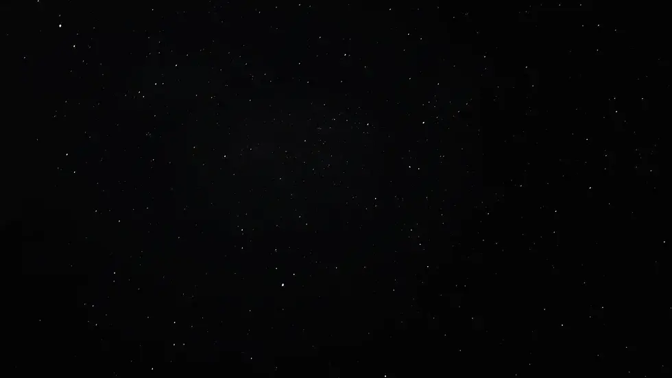 The dark skies of Goblin Valley