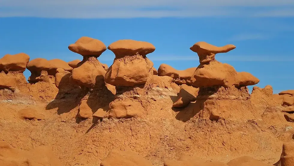 Some rock formations at Goblin Valley State Park