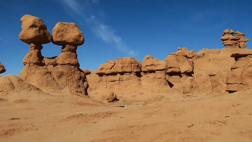 Some rock formations at Goblin Valley State Park