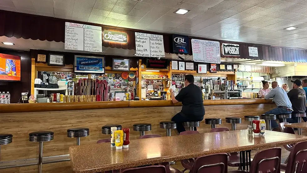 A bar inside a restaurant