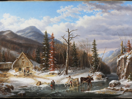 Cornelius Krieghoff et les paysages de Sainte-Brigitte-de-Laval