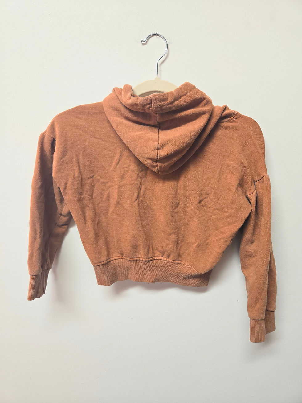 Thumbnail: Monkey Bars Stay Cool brown hoodie for kids front view