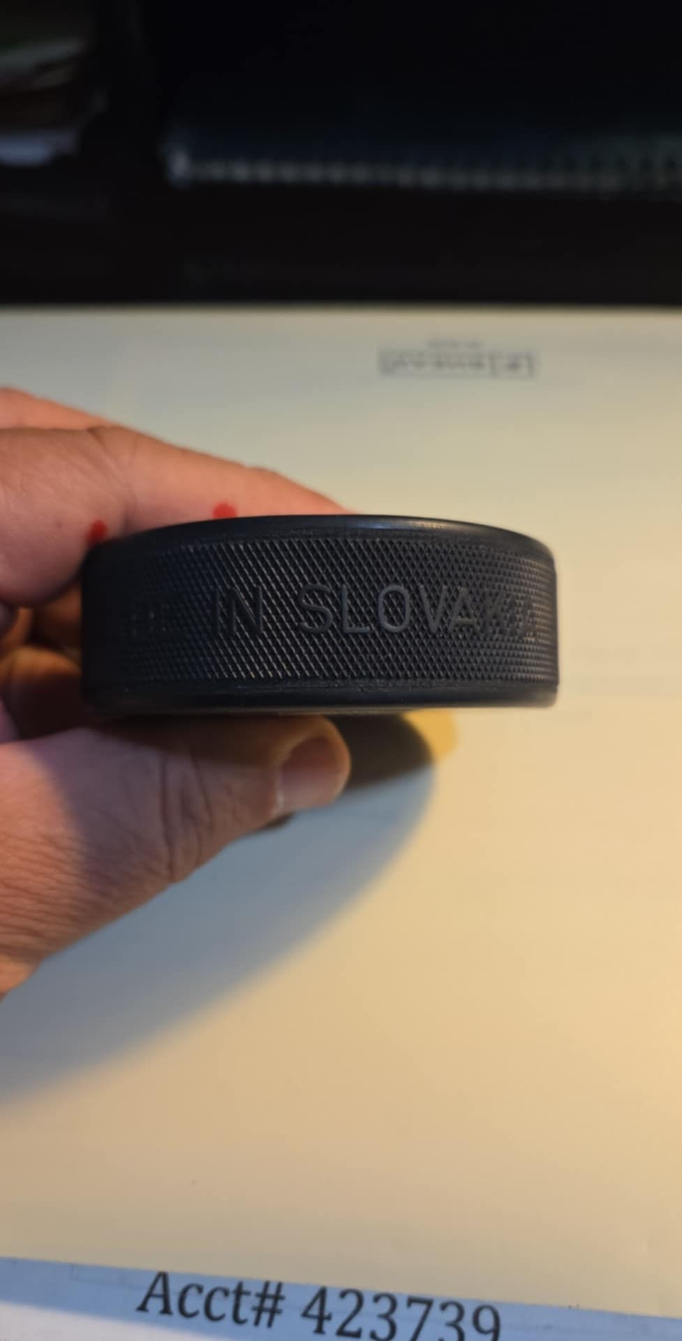Thumbnail: 75th Detroit Red Wings anniversary hockey puck