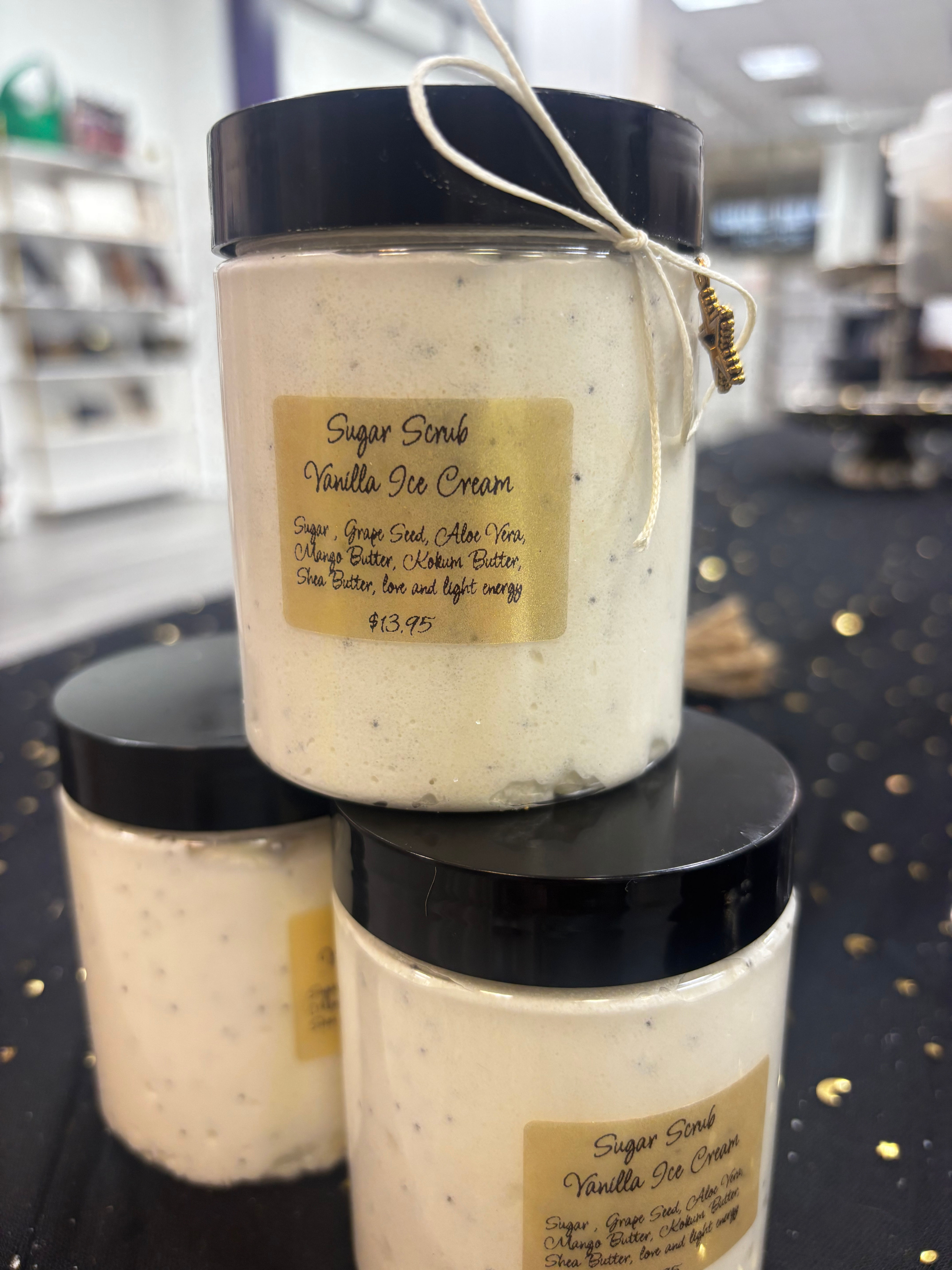 Vanilla Ice Cream Whipped Sugar Scrub 