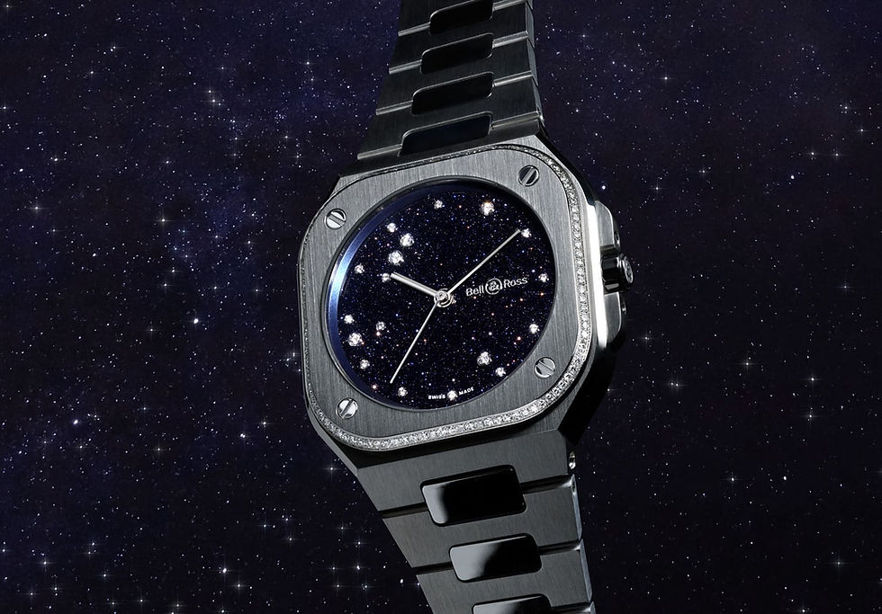 【2026新錶】BELL & ROSS 柏萊士|BR-05 Blue Diamond Eagle 36MM 奢華升級版