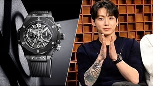 HUBLOT 宇舶|BTS 全員登上 Jimmy Fallon 脫口秀,Jung Kook 佩戴 Big Bang Unico 魔力黑計時碼錶演出新曲《Swim》