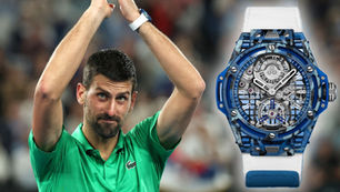 【2026新錶】HUBLOT|追求卓越 永無止境 宇舶致敬網球傳奇 呈獻BIG BANG陀飛輪喬科維奇GOAT藍色硬地款 56公克成就運動時計的極致輕盈