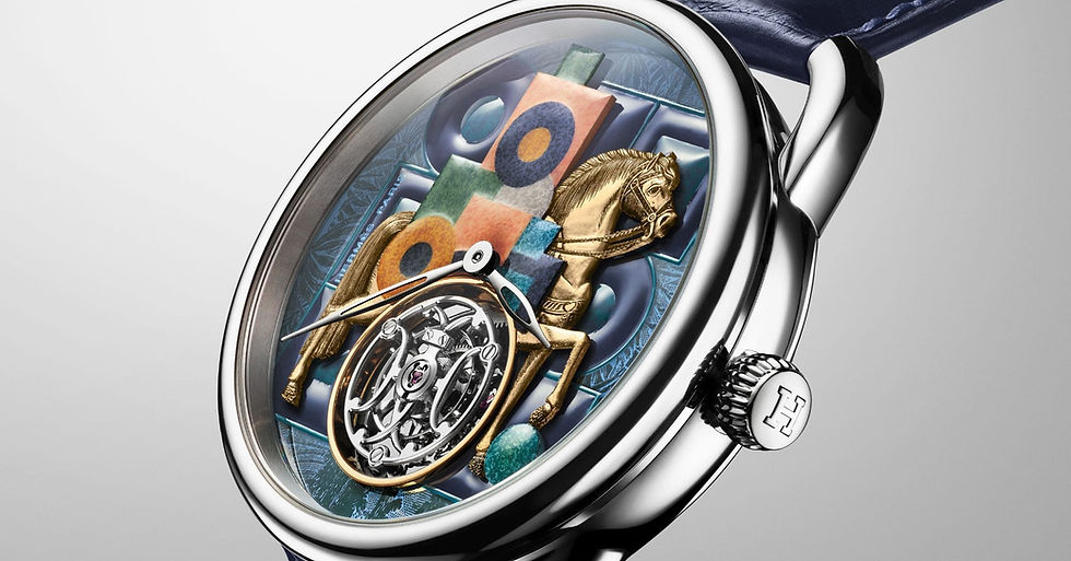 【2026新錶】HERMÈS 愛馬仕|Arceau Cavalier en Formes 三問陀飛輪腕錶,將馬術傳承化為一場光影與聲音的立體詩篇