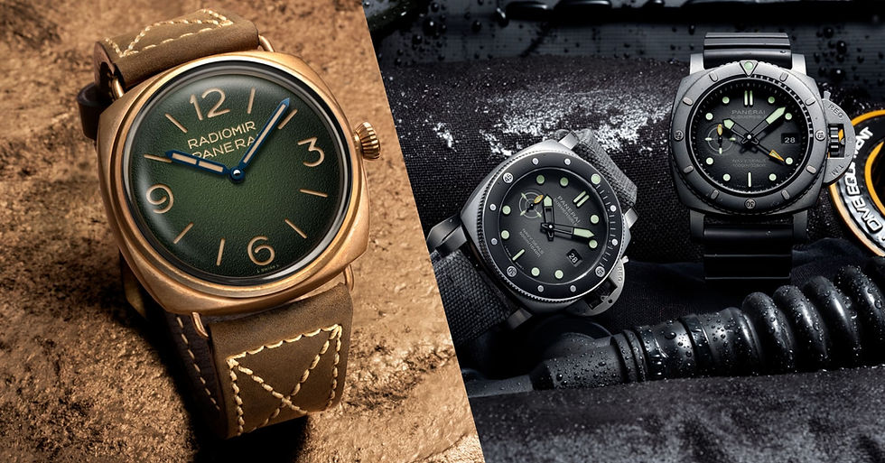 【2026新錶】PANERAI 沛納海｜全新 Radiomir 青銅腕錶、Submersible Navy SEALs系列腕錶