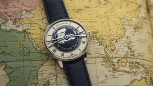 【2025新錶】亞諾錶|穿越地圖的時間美學 ARNOLD & SON Globetrotter 42 精鋼腕錶再現英倫航海傳奇