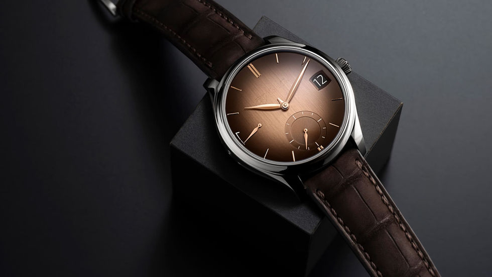 【2025新錶】H. MOSER & CIE.|亨利慕時勇創者萬年曆煙燻三文魚腕錶 感受製錶工藝的極致風味