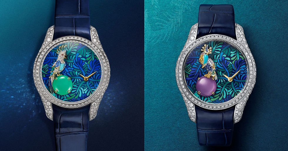 【2026新錶】TIFFANY & CO.|蒂芙尼 2026 Blue Book 《Hidden Garden 花語祕境》天堂鳥系列鸚鵡與巨嘴鳥腕錶,展現品牌卓越非凡的工藝傳承