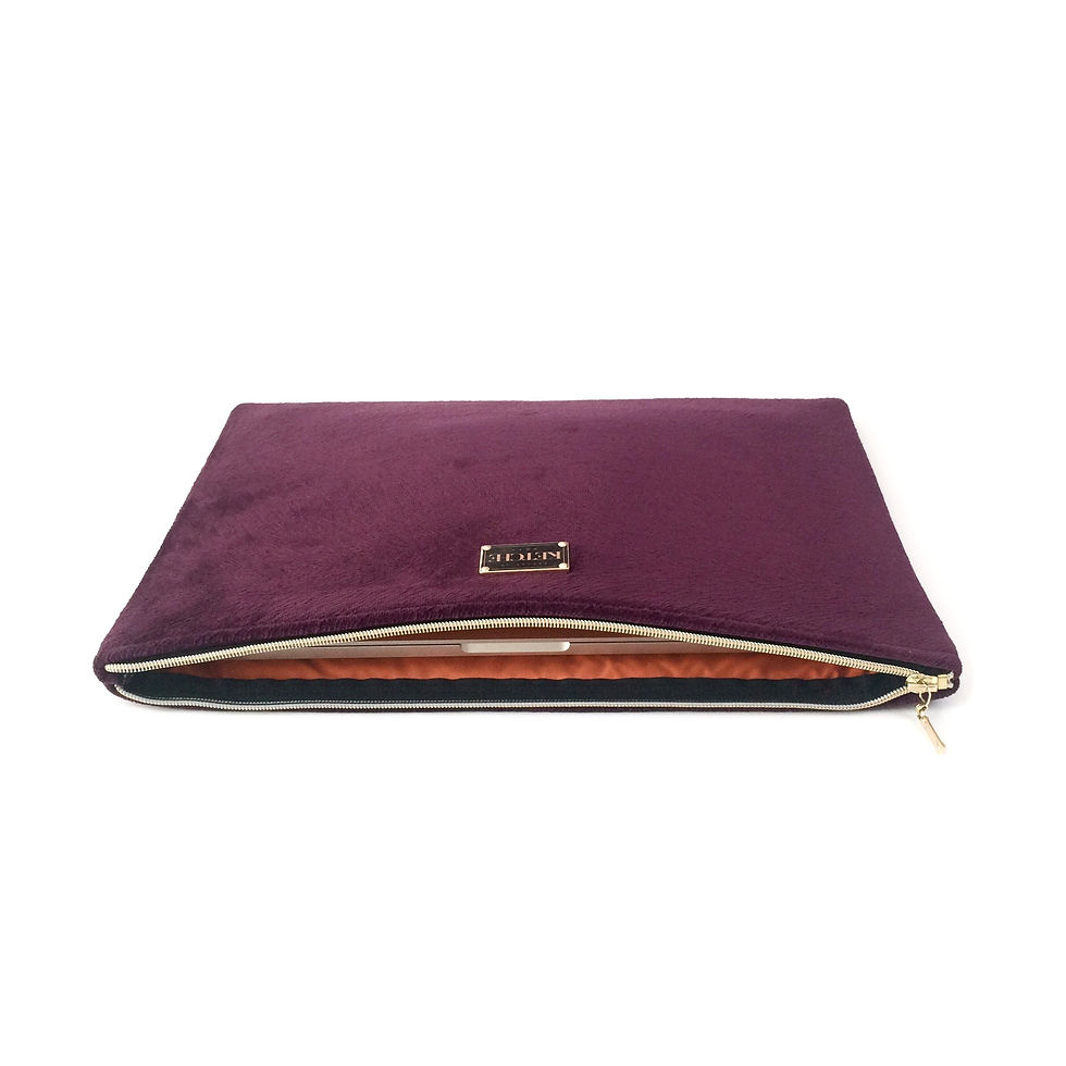 Küçük resim: Ketche Handmade Handbag - Black / Plum / Double Pack