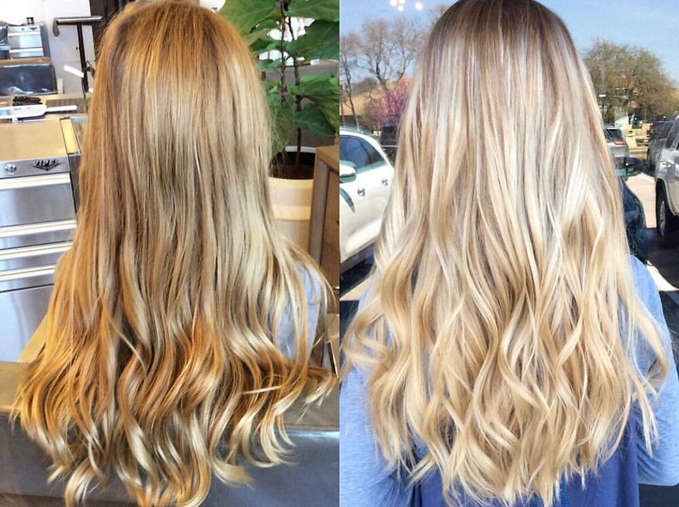 blond hair