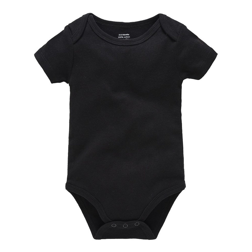 Thumbnail: Kavkas 3PCS 5PCS Baby Boys Girls Clothes Solid White Short Sleeve Cotton Baby Bo