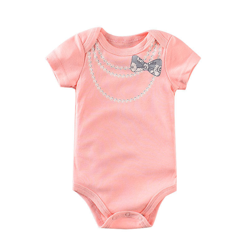 Thumbnail: 1-2 Pieces Baby Bodysuit For Newborns Summer Baby Romper Girl/Boy Clothes 0-12M 
