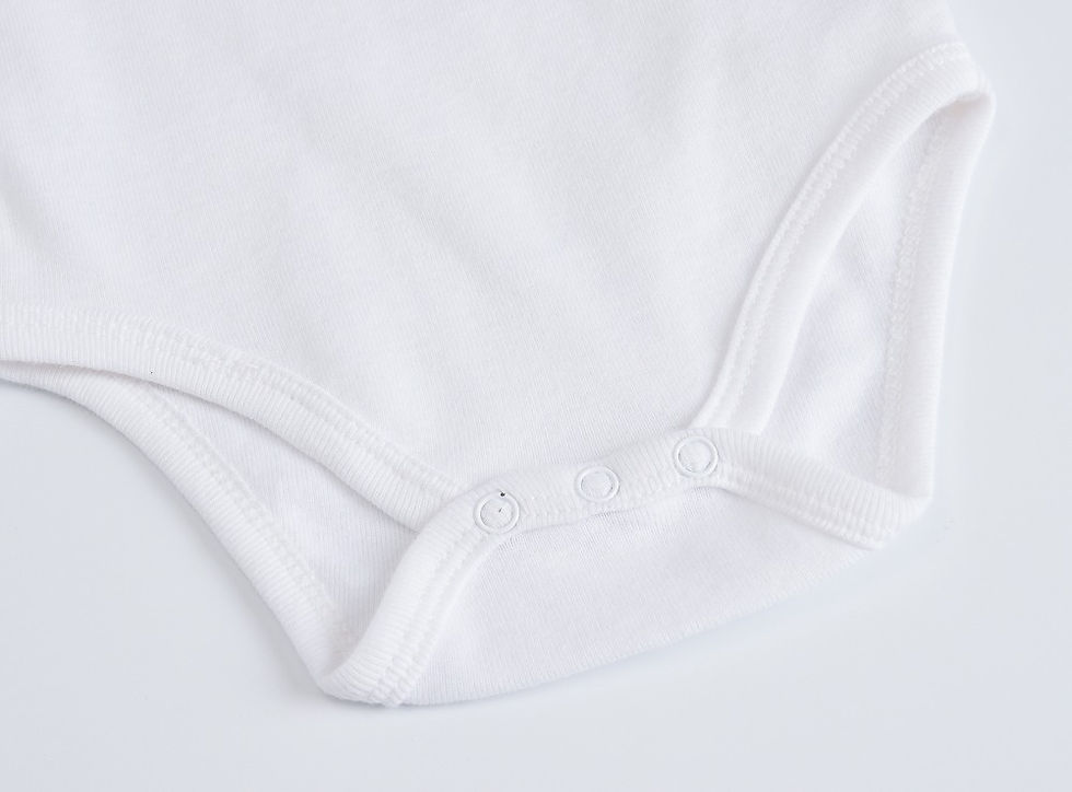 Thumbnail: Kavkas 3PCS 5PCS Baby Boys Girls Clothes Solid White Short Sleeve Cotton Baby Bo