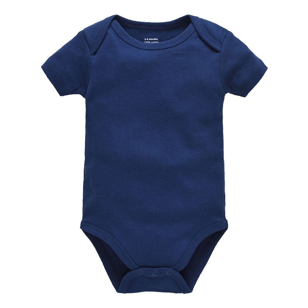 Thumbnail: Kavkas 3PCS 5PCS Baby Boys Girls Clothes Solid White Short Sleeve Cotton Baby Bo